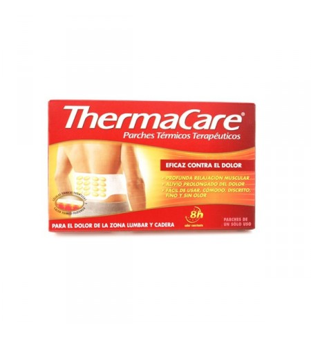 THERMACARE PARCHE TERMICO ZONA LUMBAR CADERA  4 PARCHES
