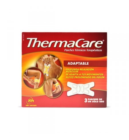 THERMACARE ADAPTABLE PARCHES TERMICOS  3 PARCHES