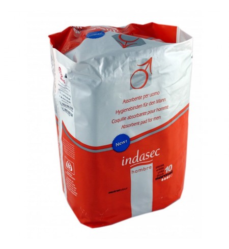INDASEC HOMBRE ABSORB INCONTINENECIA LEVE  10 ABSORB