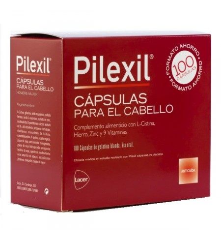 PILEXIL COMPLEMENTO NUTRICIONAL PARA CABELLO  150 CAPSULAS